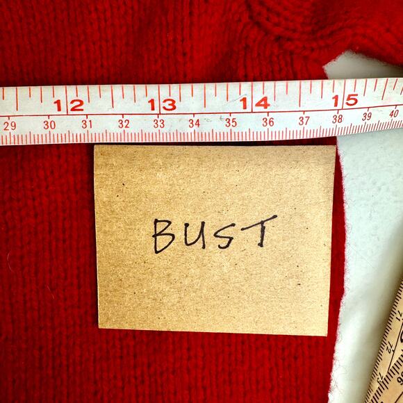 Ralph Lauren Rugby Short Sleeved Snowflake Sweater Size XS Red Holiday Knit - Picture 10 of 11